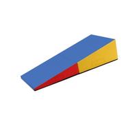 F Fityle Gymnastics Wedge Gymnastics Mat Foldable Cheese Mat Gymnastics Tumbling Mat for Tumbling Skill Training Children Cheerleading