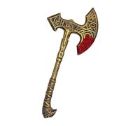F Fityle Halloween Axe Toy Fake Hatchet Funny Decorations Scary Axe Halloween Prank Props for Carnival Party Lumberjack Cosplay, Gold