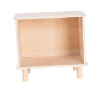F Fityle Hamster Digging Box Hamster Sand Bath Box Hideout Digging Sand Container Hole in The Box Hideout for Lemmings Syrian Hamster, M