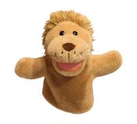 F Fityle Hand Puppet Stuffed Animal Toy Soft Teaching Tool Interactive Puppet Storytelling Puppets for Show Party Favor Stage, Lion