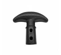 F Fityle Handle Ergonomic T-Handle Grip Non-Slip Replacement Oar Accessory High-Strength PVC Lightweight Attachment Suitable for Canoe Paddleboard Rowing
