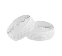 F Fityle Handle Grip Tape Wrap Bar Tape Handlebar Accessory Silicone EVA Non Slip Texture Vent Holes Suitable for road bikes mountain bikes fitness training, White