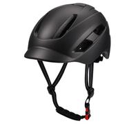 F Fityle Headgear Bike Helmet Road Helmet PC With 11 Vent Cuts Removable Visor Fresh Washable Inner Pads Dial Suitable for commuting short trips daily, Titanium, M 52-58CM