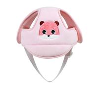 F Fityle Helmet Hat Headguard Anti Fall Breathable 45~57cm Adjustable Head Protector for Children Kids Boys Girls 6-20 Months Running, pink
