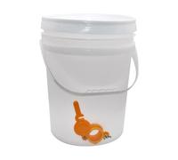 F Fityle Honey Pail Thickened Honey Extractor Equipment Storage Bucket with Tap Large Capacity with Handle Easy to Clean Container Bee Keeping Accessories,Orange Faucet,15L