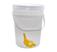F Fityle Honey Pail Thickened Honey Extractor Equipment Storage Bucket with Tap Large Capacity with Handle Easy to Clean Container Bee Keeping Accessories,Yellow Faucet,20L