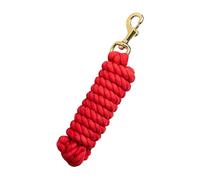 F Fityle Horse Lead Rope with Bolt Snap Clip Equestrian Equipment Sturdy Lunge Line Attach to Halter or Harness Rein for Livestock, Red
