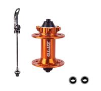 F Fityle Hub Wheel Axle With Gear Mount Cassette Support For 8 To 12 Speed Drivetrains Suitable for biking commuting training, Orange, 32 Holes
