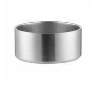 F Fityle Industrial Bowl Rust Resistant 304 Stainless Steel Double Wall with Silicone for Large and Small Animals Suitable for Mealtime Use, 32oz