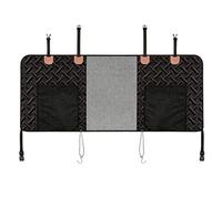 F Fityle Industrial Car Divider for Front and Rear Seats with Mesh Window Two Storage Pockets Waterproof Oxford Cloth Easy Clean Design Suitable for Road Travel