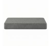 F Fityle Industrial Cushion Pet Bed Dog Mattress Pad With Thick Cushioning Soft Fleece Surface Non Slip Backing Removable Washable Cover suitable for bedroom, Dark Gray, 112 81 8cm
