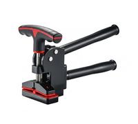F Fityle Industrial Tile Clamp Manual Tile Splitter Clamp Ceramic Tile Cutter Breaker Tool Threaded Screw Pressure Handle Alloy Steel Build Suitable for, Red