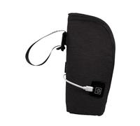 F Fityle Infant Feed Bottle Bag, Breast Milk Bottle Heater, Baby Breastmilk Bottle Warmer, Black