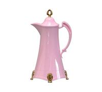 F Fityle Insulated Coffee Pot Thermal Coffee Carafe Leakproof Double Wall for Coffee Tea 800ml Coffee Insulation Jug Insulation Pot, pink