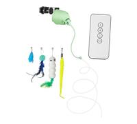 F Fityle Interactive Cat Toy,Electric Kitten Toy,Door Hanging,Automatic Flying Feather for Adult Cats Exercise Indoor Cats