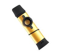 F Fityle Kazoo Instrument with 5 Membranes Good Companion Lightweight Compact Convenient Gift with Rope Mini Kazoo Toy Beginner, Gold