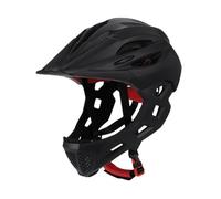 F Fityle Kids Bike Helmet Full Face Helmet Comfortable Lightweight Cycling Helmet Children Bicycle Helmet for Skateboarding Bicycling, black