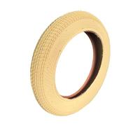 F Fityle Kids Bike Outer Tire Replacement Wear Resistant Non Slip High Performance Parts Yellow Comfortable Accessories Tire, 14 Inch