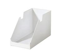 F Fityle Kitchen Storage Container Stackable Desktop Bin with Open Top Slanted Front and Divided Interior for Keeping Small Items Visible and Within Reach, L