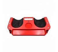 F Fityle Kneeling Pad Rolling Technician Kneeler Board Creeper with Swivel Casters Lightweight 1.6 kg PE Frame and Contoured Knee Relief Suitable for auto Detailing Repair Bays DIY garages, Red