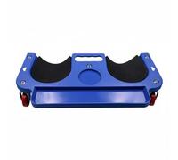 F Fityle Kneeling Pad Rolling Technician Kneeler Board Creeper with Swivel Casters Lightweight 1.6 kg PE Frame and Contoured Knee Relief Suitable for auto Detailing Repair Bays DIY garages, Blue