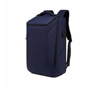 F Fityle Laptop Backpack Computer Bag Travel Daypack With USB Charging Port And Structured Design Suitable for work commuting weekend trips, Blue, Navy Blue, 19