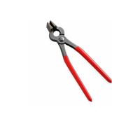 F Fityle Leatherworking Pliers Flat Jaw Pliers Edge Folder Trimming Tool Craft Clamp Central Hinge Distributes Force for DIY Leather Folding Seams Alignment Flattening Repair Tasks