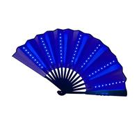 F Fityle LED Folding Fan Supplies Fittings for Christmas Party Halloween, Blue