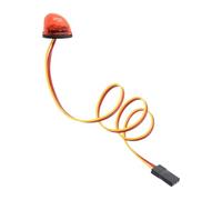 F Fityle LED Lights RC Car Led Lights Spare Rotating Beacon Light for 1:10 Scale Vehicles Crawler RC Hobby Car DIY Accs, Red