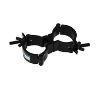 F Fityle Lighting Swivel Coupler Hook for Od 32-35mm Tube Easily Install Rotation 360 Degree for LED Effect Light Load Capacity 110lb, Black