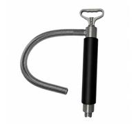 F Fityle Manual Bilge Pump Hand Pump for Kayak Inflatable Boat Water Removal with Corrugated Flexible Hose Attachment, Black