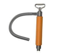 F Fityle Manual Bilge Pump Hand Pump for Kayak Inflatable Boat Water Removal with Corrugated Flexible Hose Attachment, Orange