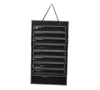 F Fityle Martial Arts Belt Display Holder Dustproof Karate Belt Display Holder Hanging Taekwondo Belt Display Rack Karate Belt Organiser for 8 Belts 5 Medals, Black