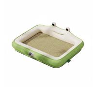 F Fityle Mat Cooling Pet Cushion Pad With Breathable Five Layer Structure And Removable Cover Suitable for cats small days kennel use, M