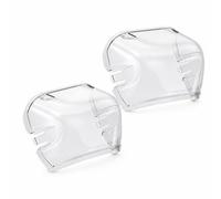 F Fityle Mat Pet Feeder Cover Replacement Rear Cover Guard Clear Accessory Rigid Transparent Shape Dust And Debris Barrier Suitable for