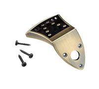 F Fityle Metal Triangle Mandolin Tailpiece Part with Screws,for 8 String Mandolin Guitar,Easy Installation Musical Instrument Parts