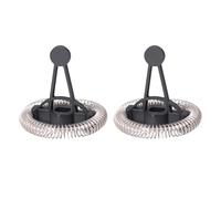 F Fityle Milk Frother Replacement Coffee Maker Parts Compact Metal Stirrers Blender Stick Whisk Blender Tool for Electric Whisk Coffee, 2 Piece