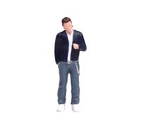 F Fityle Miniature Resin Figurine Standing Figure Model Person Diorama Character Scale Statue Hand Painted Resin Detailing Suitable for collectors model railroads cityscape layouts micro landscapes