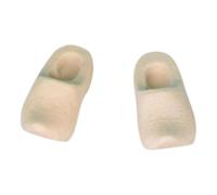 F Fityle Miniature Wooden Shoes for Mini House Decor for Painting Scene Model Handmade DIY Blank Mini Wood Shoes Dollhouse Decoration