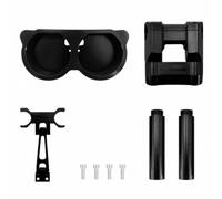 F Fityle Motorcycle Control Mount Instrument Panel Support Bracket for Travel Models 2015 2025 Double Gauge Mounting System with Rigid Resistant Structure , Black