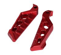 F Fityle Motorcycle Footpegs Pedals Rear Brake Peg Pad Professional Accessory Aluminum Alloy Foot Rest Pegs Rest Pedal for R15 R3, Red