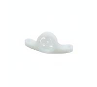 F Fityle Mount Rear Light Bracket Saddle Mount Adapter Seat Clamp Holder Screw On Lightweight Tidy Position Secure Mounting suitable for commuting training night rides, White, Net Weight 11.7g