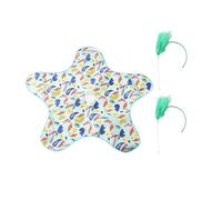 F Fityle Moving Concealed Feather Cat Toy for Bored Adult Cats Indoor Cats, Duck