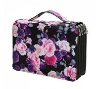 F Fityle Multi Layer Pencil Case Professional Art Organizer Four Layer Supply Holder 200 Slot Pen Pouch Oxford Polyester Material Portable Suitable for School Art Studio, Style to 5