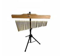 F Fityle Musical Chime Bar Bar Chimes Percussion Wind Chimes Instrument With Adjustable Height Tripod And Nylon Cords For Suitable for orchestral performances school bands studios home practice