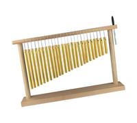 F Fityle Musical Wind Chime Set Table Top Wind Chime 25 Tones Decor Creative Metal Percussion Instrument with Mallet for Ornament