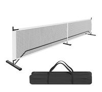 F Fityle Net Pickleball Net Portable Frame Kit With Stable Base And Adjustable Strap For Consistent Ball Response Nylon Mesh Suitable for team practice coaching