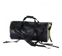F Fityle Outdoor Waterproof Duffel Motorcycle Bag Duffel Satchel Luggage with Closure PVC Mesh with Side Attachment Loops for Secure Mounting Suitable for, Multicolor, Black and Green, 85L
