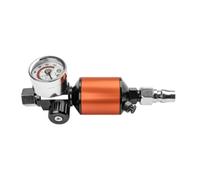 F Fityle Paint Sprayer Pressure Regulator 1/4" Thread Interface Water Separator Accessories Premium Professional with Pressure Gauge