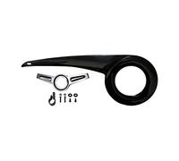 F Fityle Part Chain Guard,Bike Chain Guard Replacement, Bike Chain Cover Shell, Bike Chain Protector for Camping Bicycling Riding Accessories, Black of Tail Buckle
